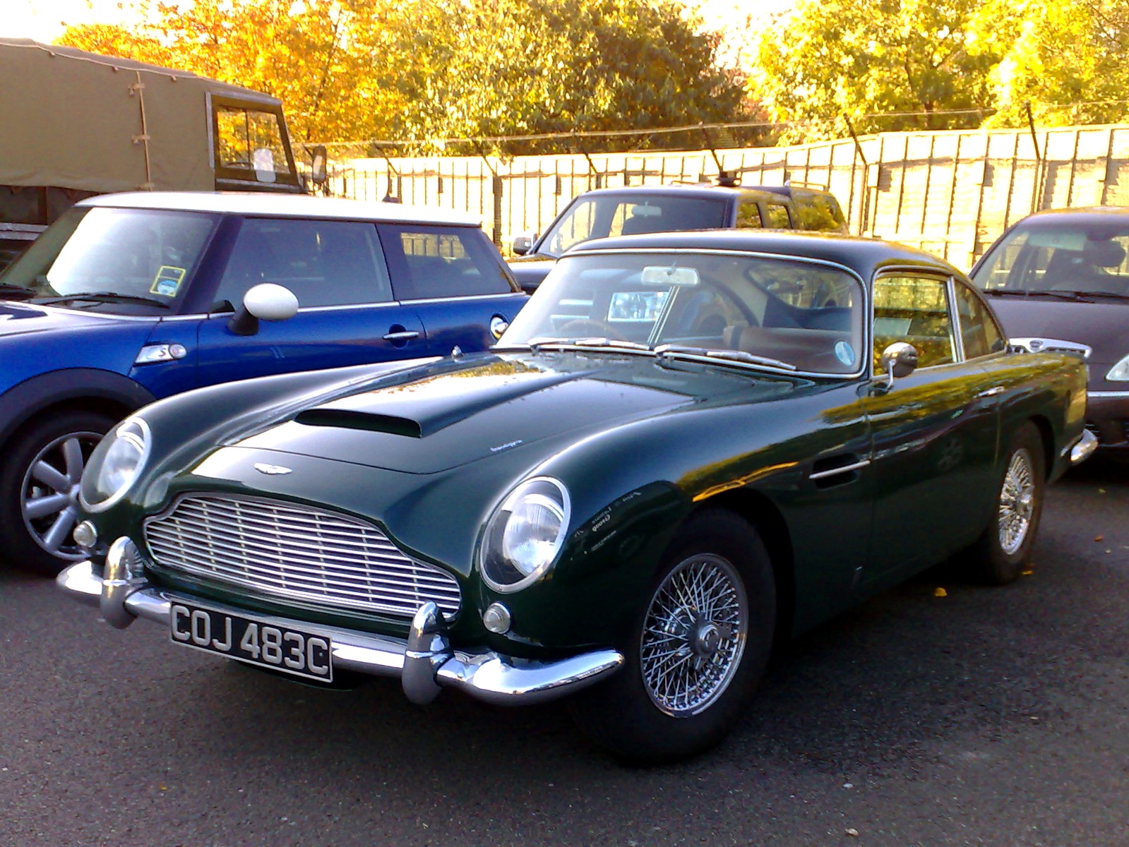 Parked Aston Martin DB5 featured in VALO Issue 001